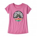 T-shirt enfant coton bio - Graphic Organic - Patagonia - Rose