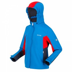 Veste softshell garçon Acidity de Regatta - Bleu Rouge