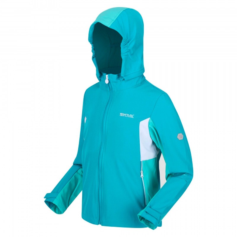 Veste softshell fille Acidity de Regatta - Turquoise