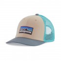 Casquette enfant Patagonia - Kids trucker hat  - P6 logo - Oar Tan