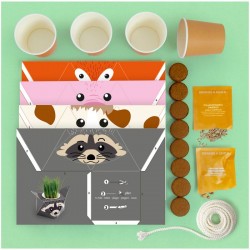 Coffret DIY la Farandole des Animaux - Radis et Capucine