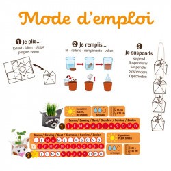 Coffret DIY la Farandole des Animaux - Radis et Capucine