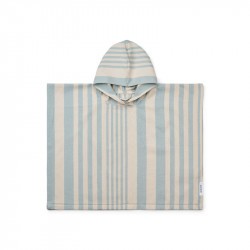 Poncho Roomie Sea blue/sandy - Liewood