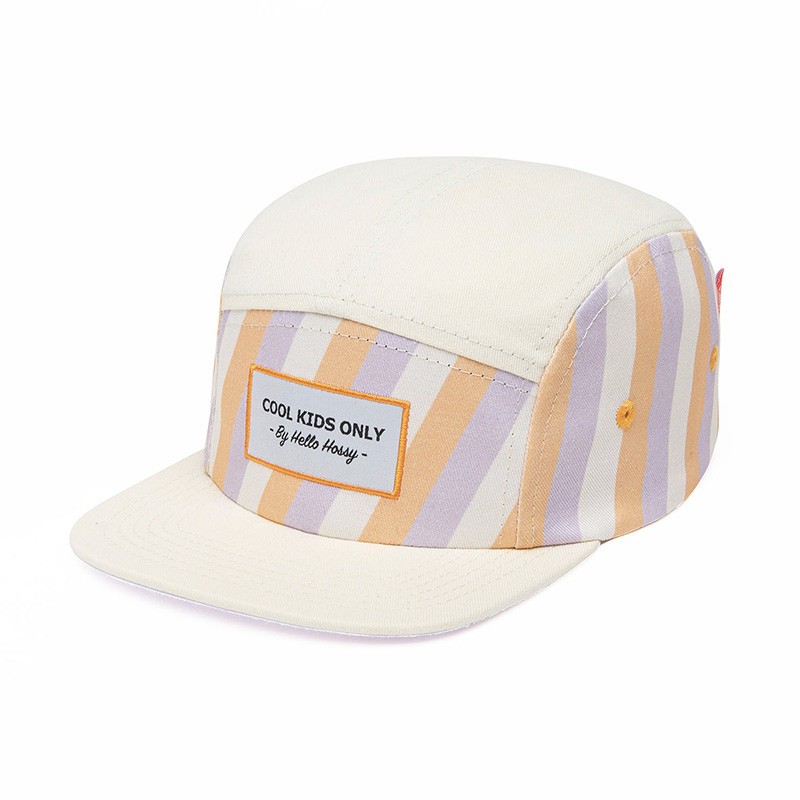 Casquette 5 panels Hello Hossy - Violette