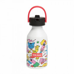 Gourde inox 470 ml - Hello Hossy - Cats