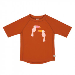T-shirt de bain anti-uv bébé - Lassig - Toucan rouille