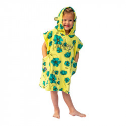 Poncho bébé - 2 à 5 ans - All-in - Coquelicot Aqua