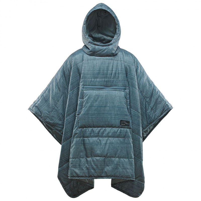 Honcho Poncho - Thermarest - Blue Woven Print