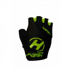 Gants courts vélo enfant - Haven - Vert/Noir