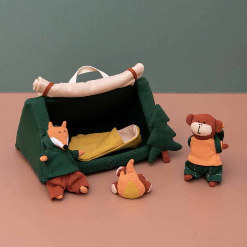 Figurines camping coton bio - Trixie