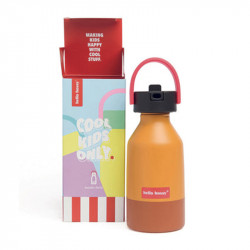 Gourde inox 470 ml - Hello Hossy - Mini wood