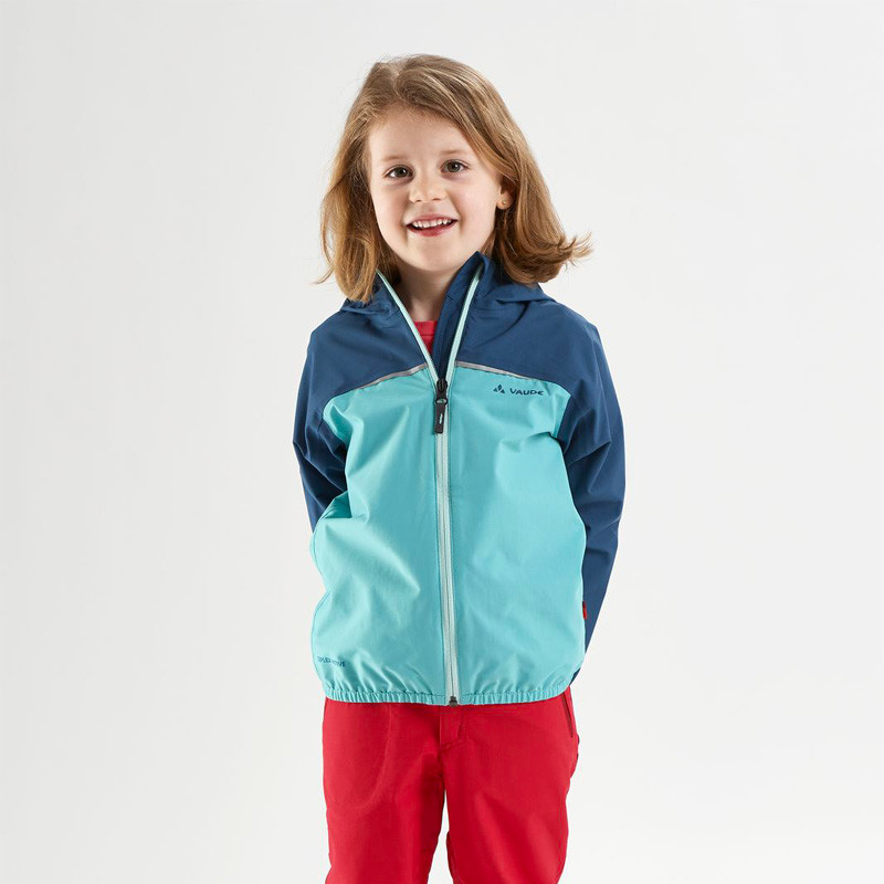 Veste Coupe-vent Légère Fille - Imperméable, Polaire Douce, Randonnée, Poignets Réglables, Coloris Dégradé