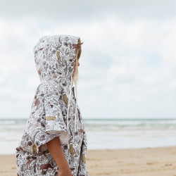 Poncho Surf Plage Microfibres