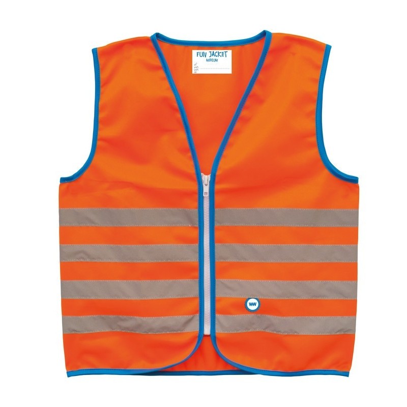 gilet de sécurité pour enfant - chasuble jaune fluo pour l'école