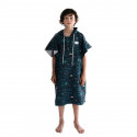 Poncho microfibre enfant - Minimiz - Tahiti blue