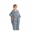 Poncho microfibre enfant - Minimiz - Leopard white