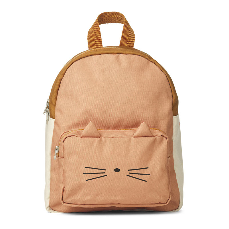 Sac à dos maternelle - Allan Backpack - Liewood - Cat/Tuscany rose multi mix