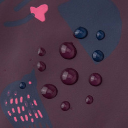 Raincoat Koski - 100% waterproof et doublé polaire - Reima - deep purple