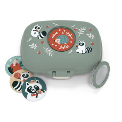 MB Gram - La boîte à goûter pour enfant par Monbento - Vert Raccoon