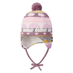 Bonnet en tricot doublé en polaire enfant garçon-fille A08C806