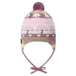 Bonnet bébé en laine mérinos - Moomin Yngst - Reima - Lavender Grey - 2022