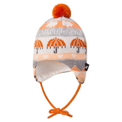 Bonnet bébé en laine mérinos - Moomin Yngst - Reima - Autumn Orange - 2022