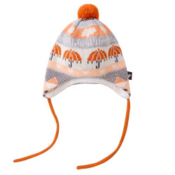 Bonnet bébé en laine mérinos - Moomin Yngst - Reima - Autumn Orange - 2022