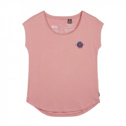 T-shirt fille Graphic Girl Tee - Picture Organic Clothing - Bois de Rose - 2022