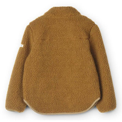 Polaire enfant sherpa Nolan - Liewood - Golden Caramel Oat Mix