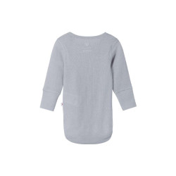 Body en laine merinos - Manches longues - Melange Grey - UTU - REIMA