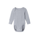 Body en laine merinos - Manches longues - Utu - Reima - Melange Gris clair