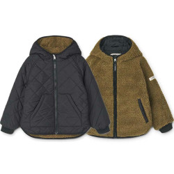 Veste réversible Jackson - Liewood - Khaki Black Mix