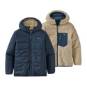 Polaire reversible enfant Patagonia - Kid's reversible ready freddy Hoody - New Navy