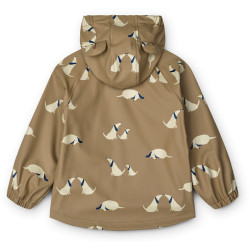 Veste de pluie enfant Melodi Liewood Dog/oat mix