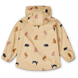 Veste de pluie enfant Melodi - Liewood - Miauw/Apple blossom mix