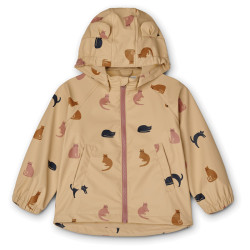 Ensemble de pluie enfant Melodi  Liewood Miauw/Apple blossom mix