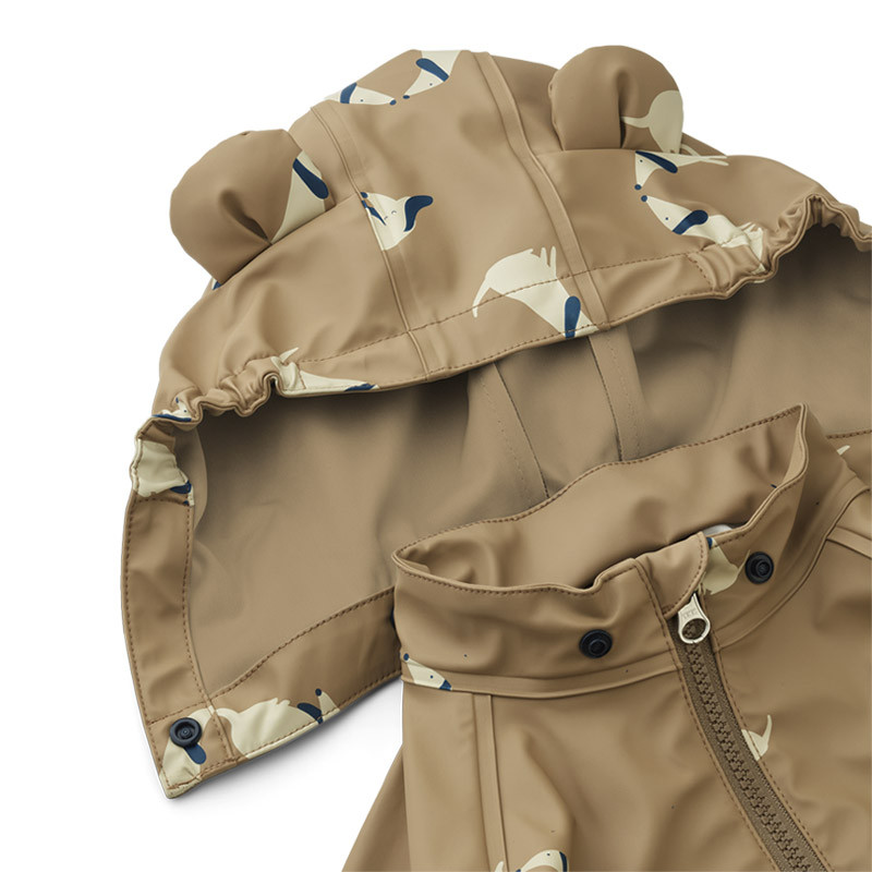 Vêtement Pluie Mixte Facile Bouton Veste Imperméable Enfant