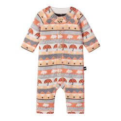 Combinaison en laine pour bébé Moomin Mysig - Reima - Autumn Orange - 2022