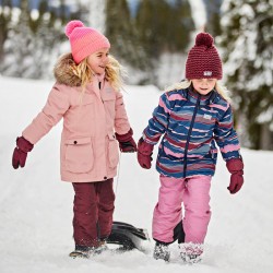 Bonnet enfant Légo Lwannita bordeaux