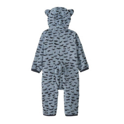 Baby Furry Friends Hoody Patagonia Snowy light plume grey