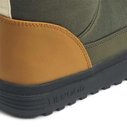 Bottes fourrées imperméables enfant Liewood Hunter green