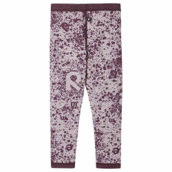 Leggings en laine merinos Villakas - Deep Purple