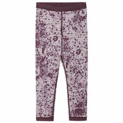 Leggings en laine merinos Villakas - Deep Purple