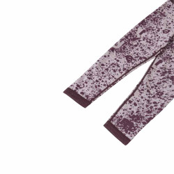 Leggings en laine merinos Villakas - Deep Purple