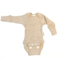 Body en laine - Manches longues - évolutif de Manymonths - Toasted Coconut