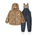 Ensemble de pluie enfant Melodi - Liewood - Dog/oat mix