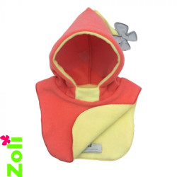 Cagoule polaire enfant beige reversible - RMOUNTAIN - f2200