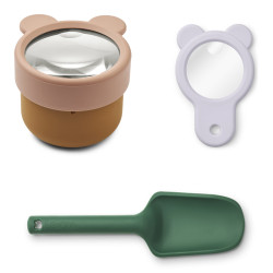 Set d'exploration en silicone - Liewood - Garden Green Multi Mix