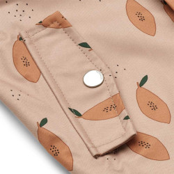 Ensemble de pluie enfant Dakota - Liewood - Papaya Pale Tuscany - poche