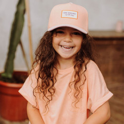 Casquette éco-responsable - Hello Hossy - Mini Coral - Fille